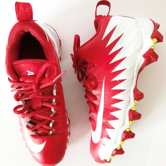 Nike Other - NIKE Boys's Red Alpha Menace Shark Football Cleat